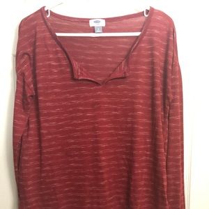 Old Navy Red Long Sleeve